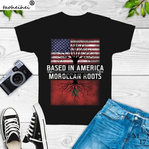 Moroccan American Shirt Morocco roots flag hoodie tank top birthday party theme heritage grown culture t3759