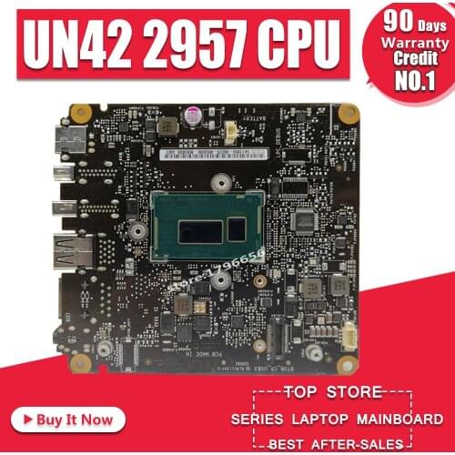 UN42 Motherboard 2957 CPU For Asus UN42 Desktop motherboard UN42 All-in-one Mainboard UN42 Motherboard test 100% ok