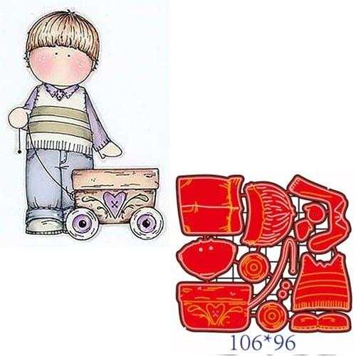 Metal Cutting Dies boy DIY Scrapbooking Paper Cards Decorative Craft Embossing