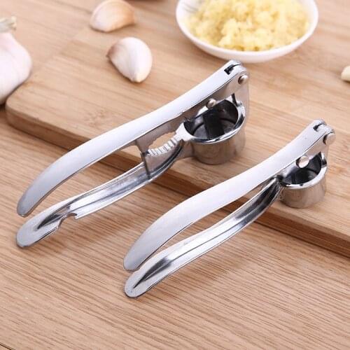 Multifunction Stainless Steel Garlic Press Crusher Kitchen Cooking Ginger Squeezer Masher Handheld Ginger Garlic Mincer Tools
