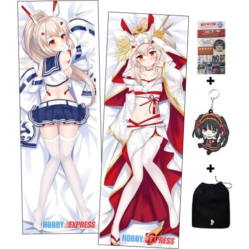 Hobby Express Azur Lane Ayanami Dakimakura Japanese Otaku Waifu Hugging Body Pillow Cover ADP97009