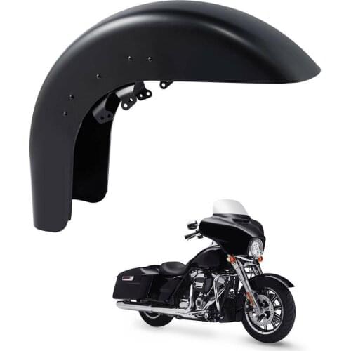 Motorcycle Black/Unpainted Front Fender For Harley Touring Street Glide 2014-2021 Road Glide 2015-2021