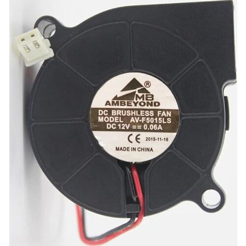 New original AV-F5015LS 12V 0.06A 5cm humidifier dedicated fan 5015 blower