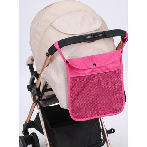 NEW Baby Stroller Organizer Child Trolley Basket Mesh Hanging Storage Net Bag Seat Pocket Stroller Cart Accessories 2020
