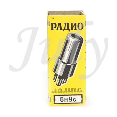 New in original box of Soviet 6H9C tube, can directly replace 6SL7/6N9P/5691/ECC35/6H8C/6SN7/6N8P tube