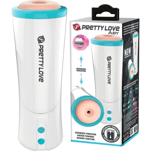 New Vibrating Masturbator For Man, Inside Thrusting Piston Male Masturbator Soft Skin Masturbador Masculino Sex Toys For Men