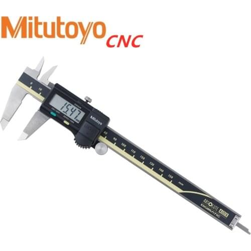 Mitutoyo CNC Calipers Absolute 500-196-30 Digital Caliper Stainless Steel Inch Metric 8" 0-200mm Range-0.001" Accuracy 0.0005"