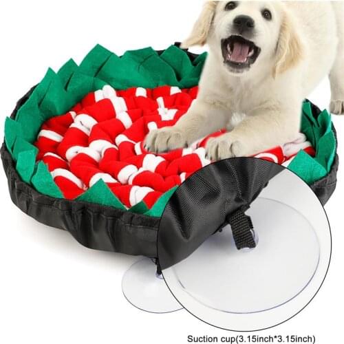 Pet Dog Snuffle Mat Creative Dog Nose Smell Training Sniffing Pad With Suction Cup Puppy Slowing Feeding Food Dispenser Dogs Mat