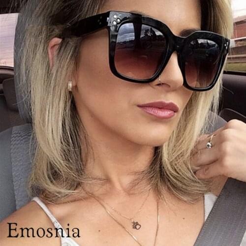 Square Oversized Sunglasses 2019 New Trend Women Men Retro Shades for Ladies Sun Glasses UV400 Summer Style