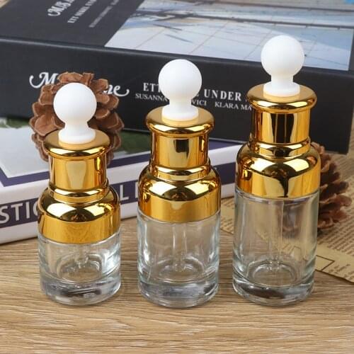 11Styles Glass Drop Bottle Aromatherapy Liquid Dropper For Essential Basic Oil Pipette Bottles Refillable 20-40ML High Quality