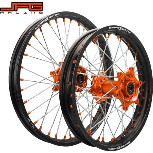 Motorcycle 1.6*21" 2.15*18" Front Rear MX Wheels Rims Hubs Spacer For KTM SX 125 150 250 SXF XC XCF 250 XC300 SXF350 SXF450