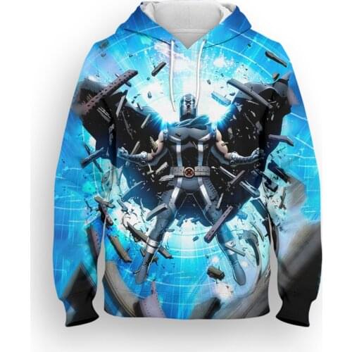 Mens Sweatshirt Marvel 3D Printed Magneto Boy Girl Kids Hoodies Fashion Spring Harajuku Cool Women Oversized Tracksuit