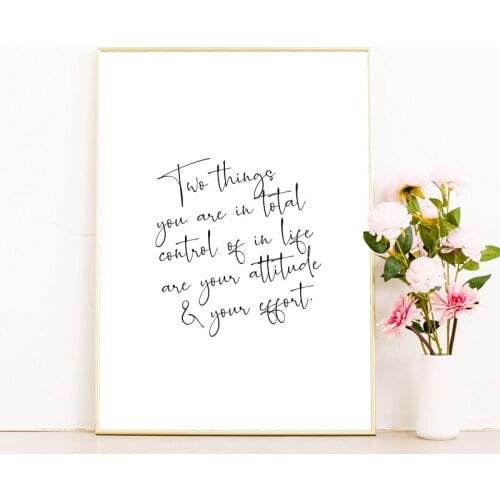 Inspirational Wall Art Two Things You Are Prints Women Office Decor Scandinavian Modern Office Quote Canvas Painting Picture