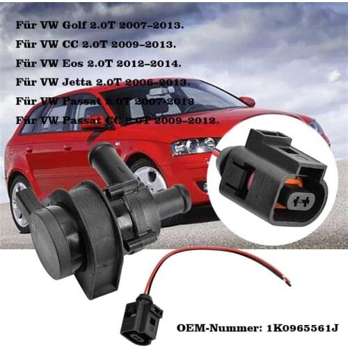 1K0965561J Water Pump Electric Additional Coolant Auxiliary Cooling 1K0 965 561 J For Volkswagen Golf Skoda Seat Audi A3 TT Q3