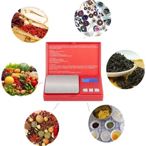 100g 500g x 0.01g high precision Digital kitchen Scale Jewelry Gold Balance Weight Gram LCD Pocket weighting Electronic Scales