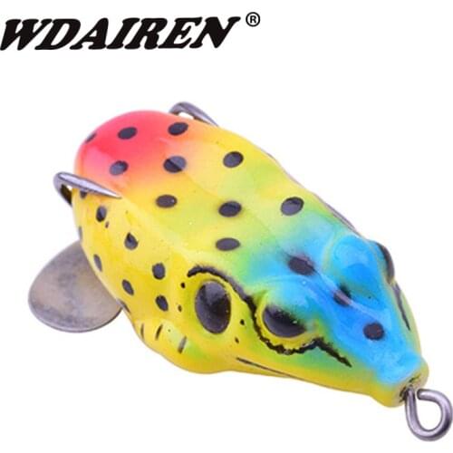 1Pcs Lifelike Soft baits 8cm 10.5g Small Jump Frog Enticement Lures Silicone Bait For Crap Wobblers Crankbait Fishing Tackle