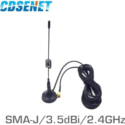 5PCS 2.4GHz Wifi uhf Sucker Antenna 3.5dbi High Gain 1.5m Extension Cable SMA Male Signal Amplifier Radio Antenna TX2400-XP-150
