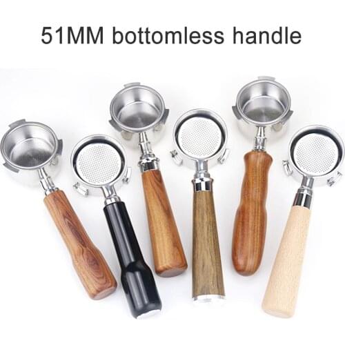 51mm Bottomless Coffee Machine Portafilter Filter Basket for Delonghi EC680/685 ergonomic design durable and practical