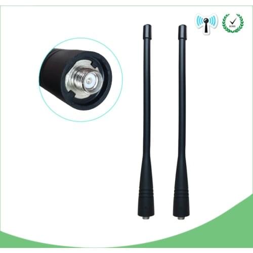 2pcs Walkie Talkie Antenna UHF 400-470MHZ Single Band Antenna Handheld Radio Walkie Talkie compatible for Kenwood Antenna