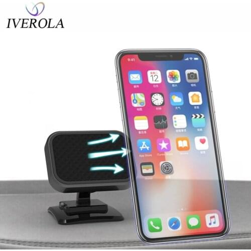 Univerola Magnetic Phone Holder Car For iPhone X 7 Samsung S10 S9 For Magnet Holder 3M Adhesive Covering Dashboard Mount Holder
