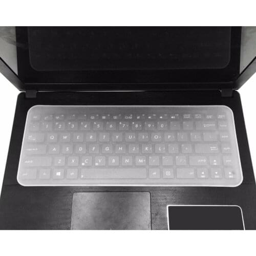 Keyboard Cover Skin Waterproof Dustproof Silicone Film Universal Tablet Keyboard Protector Guard for 13-17 Inch Notebook