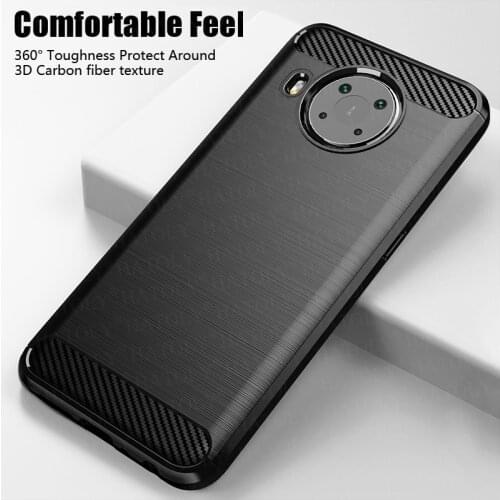 For Nokia X20 Case For Nokia X10 X20 Shockproof Bumper Carbon Fiber Soft Silicone TPU Slim Phone Back Cover For Nokia X20 Case