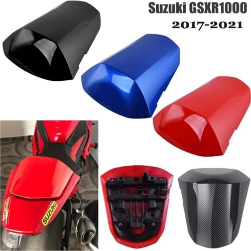 For Suzuki GSXR 1000 GSXR1000 R 2017 18 2019 2020 2021 Motorcycle Pillion Back Passenger Rear Seat Cowl Cover Fairing Tail Cover