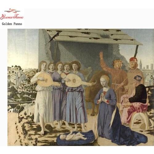 Golden Panno diamond painting Diamond embroidery full square 5d diy mosaic Religious pattern picture by rhinestones home decor