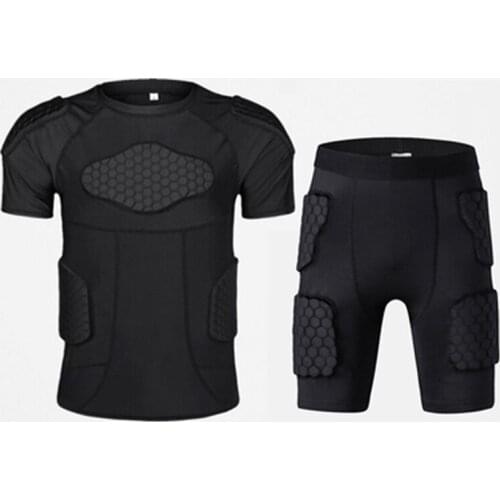 Outdoor Sports Anti-Collision Pad Compression Anti-Collision Suit Basketball Football Safety Protection Suit for Soccer Men