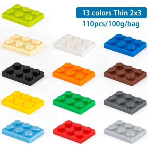 Aquaryta DIY Building Blocks 3021 Figures Bricks 2x3 Dots 110pcs/bag Educational Creative Toys for Children Support Purchasing