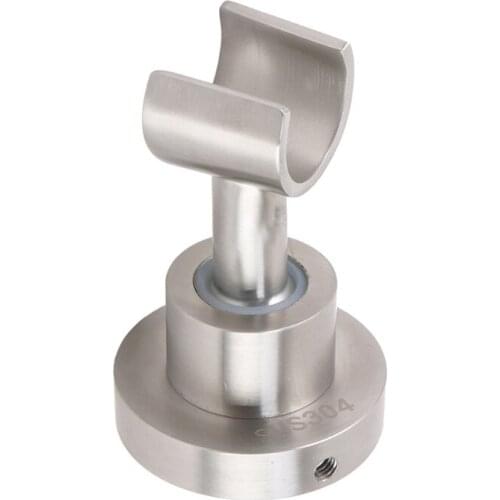 Wall Mounted Stainless Steel Handheld Shower Head Bracket 360 Degree Adjustable Brushed Bathroom Shower Spray Holder 85DA