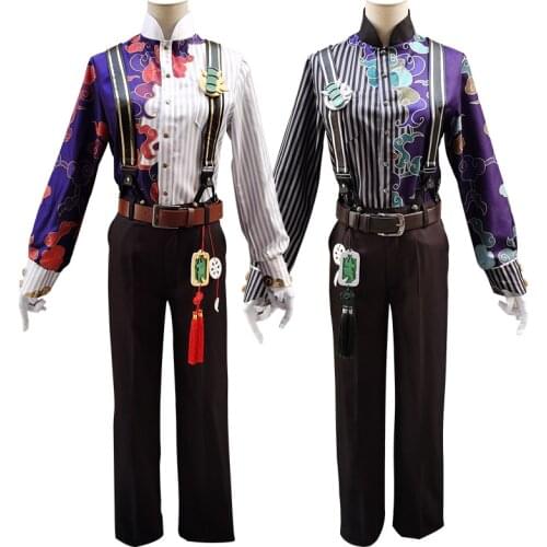Hot Game Identity V Cosplay Costume The Soul Of Umbrella New Skin Cosplay Costume White/black Wu Chang Uniform Halloween Clothes