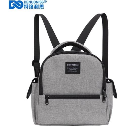 DENUONISS Waterproof Men Backpack Creative Multifunction Lunch Backpack Oxford Cloth Aluminum Foil Thermal Backpack