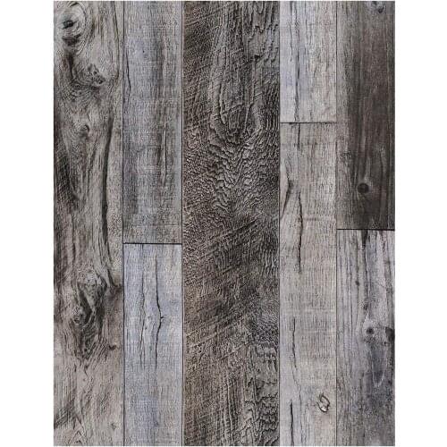 Peel and Stick Vinyl Self-Adhesive Wood Plank Wallpaper Taupe Faux Wood Contact Paper For Home Decor