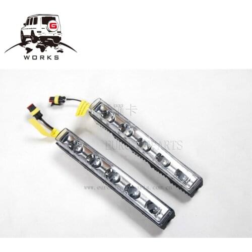 G class led daytime runing light fits for W463 G500 G55 G63 G65 90-2018 daytime lights Sliver and black color