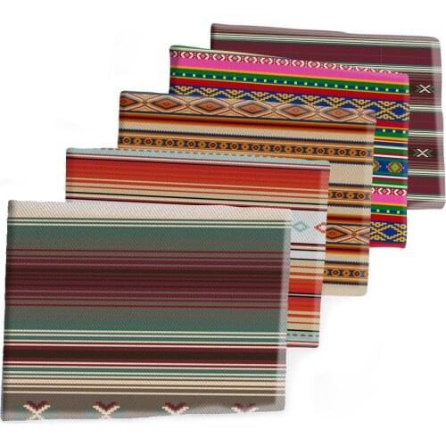 50*145cm Twill Fabric Printed Mexico Pattern DIY Sewing Fabric for Clothes Textiles Handmade Decoration