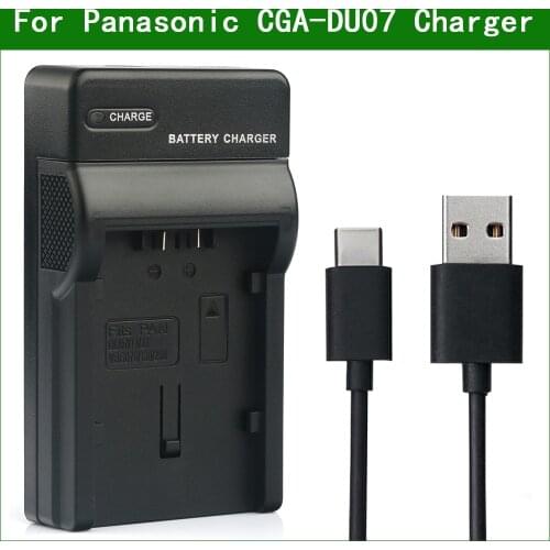 LANFULANG USB Battery Charger for Panasonic Camera CGA-DU21 CGR-DU21 PV GS65 GS120 GS150 GS180 GS320 GS400 GS500 VDR-M50 VDR-M70