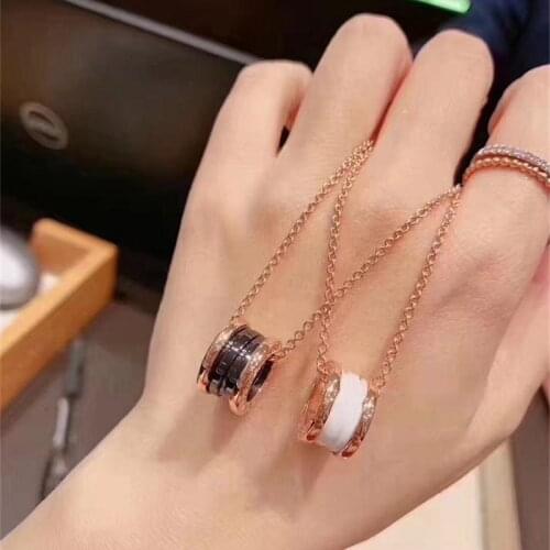 Unique Brand Necklace Fashion Slender Waist Ceramic Necklace Women Summer Necklace Luxury Jewelry Gift