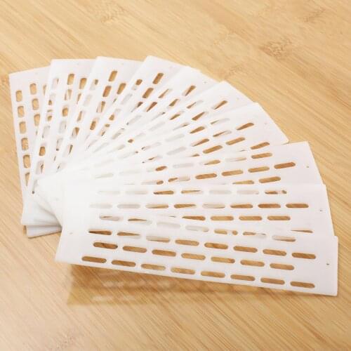 10Pcs Plastic Bee Queen Excluder Trapping Separating Grid Net Block Hive Apiculture Beekeeping Equipment Tool 13cm*4cm