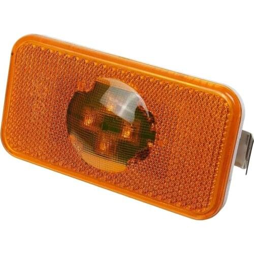 24V Car Truck LED Side Marker Light Amber Indicator Lamp 4 LED for Volvo Trucks FM/FH