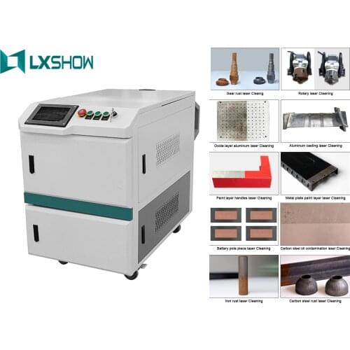 50W/100W/200W/500W/1000W Laser Rust Removal Cleaning Machine Metal Rust Oxide Painting Glue Remover