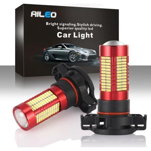 AILEO Super high brightness Error Free canbus PS24W LED PSX24W 5202 5201 h16(eu) 5205 9009 PS19W High Power Car Fog Light Bulbs
