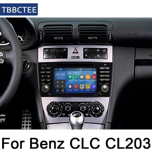 Car Radio Stereo GPS Navigation For Mercedes Benz CLC Class CL203 2008 2009 2010 NTG Android Bluetooth Multimedia Player Audio
