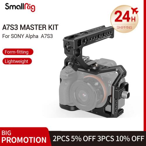 SmallRig A7S3 A7siii Master Kit For SONY Alpha 7S III Camera + NATO Rail Handle Rig 3009
