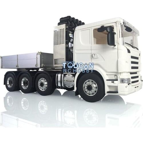 LESU RC Model 1/14 Metal 8*8 Chassis Servo Car Hopper Hercules SCA Cabin Car