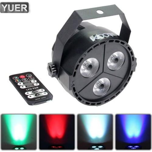 MINI RGB LED 3X4W Par Light Stage Full Color Effect Light For DJ Disco Musci Restaurant Party Bar Dance Floor Prom Club Street