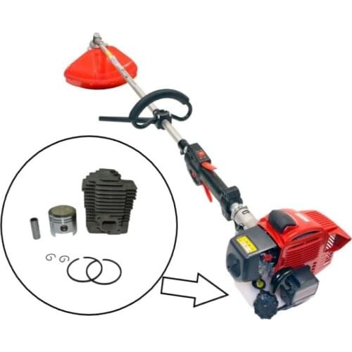 41.5mm & 44mm Kawasaki TH43 TH48 TH430 KBH43A KBH48 Kbl48 Engine Cylinder and Piston Kit Brushcutter Zylinder Head Aftermarket