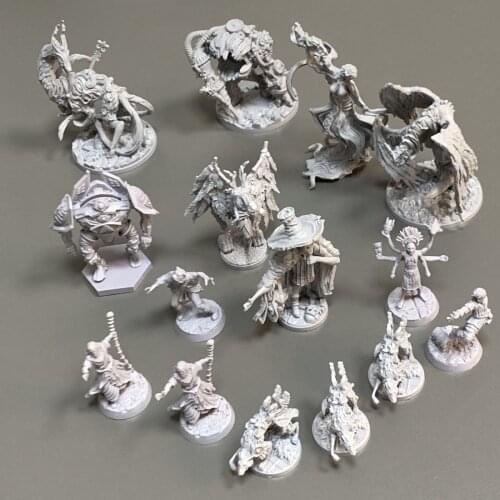 Lot Harpie Robot Skeleton Wizards Dragon Board Game Miniatures Role Playing Mythology Fantasy Horror Model TRPG Toys
