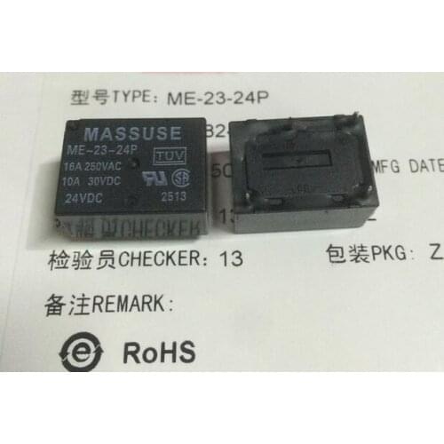 NEW relay ME-23-24P 24VDC ME-23-24P-24VDC ME2324P 24VDC DC24V 24V DIP4 20PCS/LOT