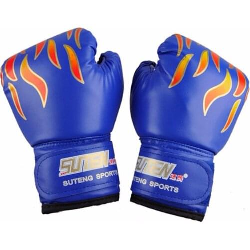 Sturdy Children Boxing Gloves 1Pair Fitness Equipment De Boxeo Kick Boxing Luva Boxing Equipment Jumelle Boy 3-12Years